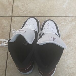 Jordan Black and White Sneakers